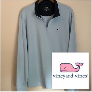 Vineyard Vines saltwater 1/4 zip jacket Mens size M